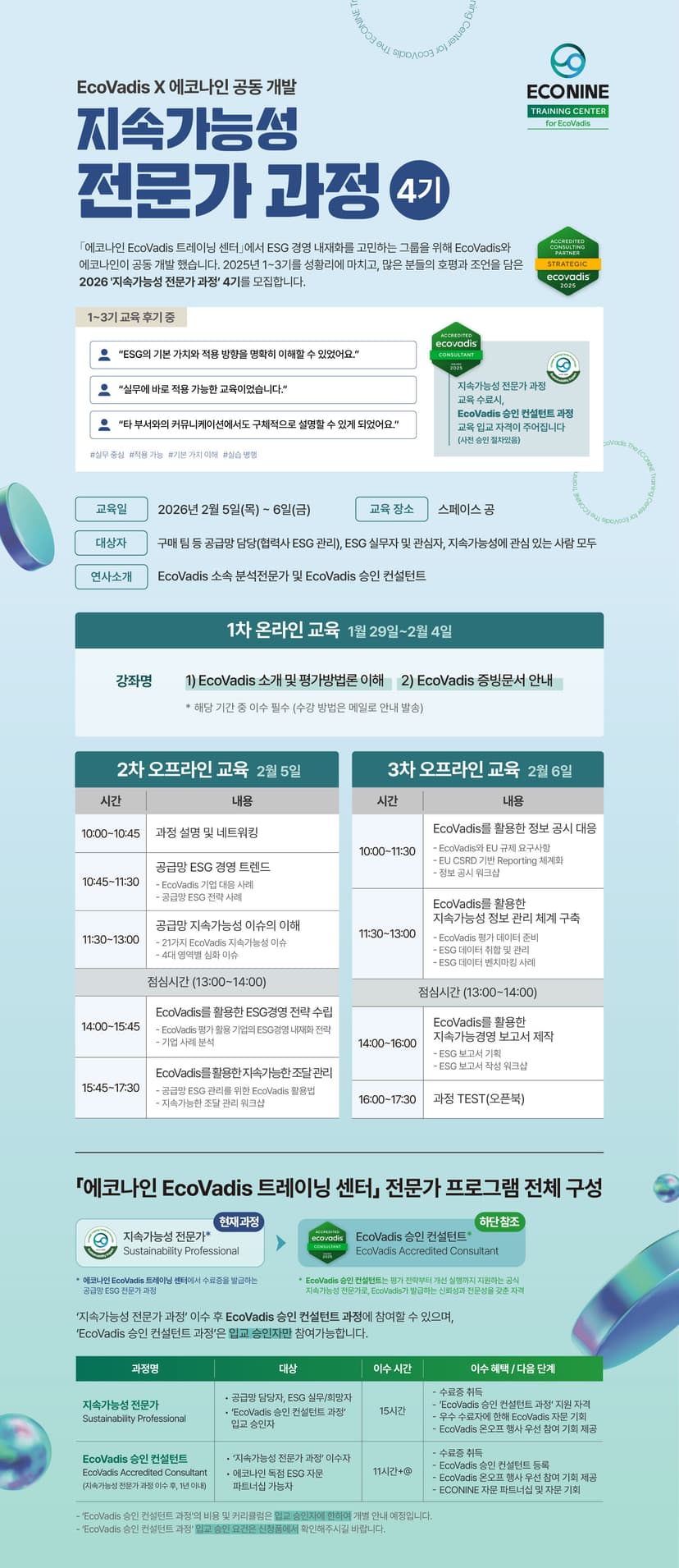 에코나인 2026년 ESG 정기교육 및 2월 일정 안내 (종료) 관련 이미지 3